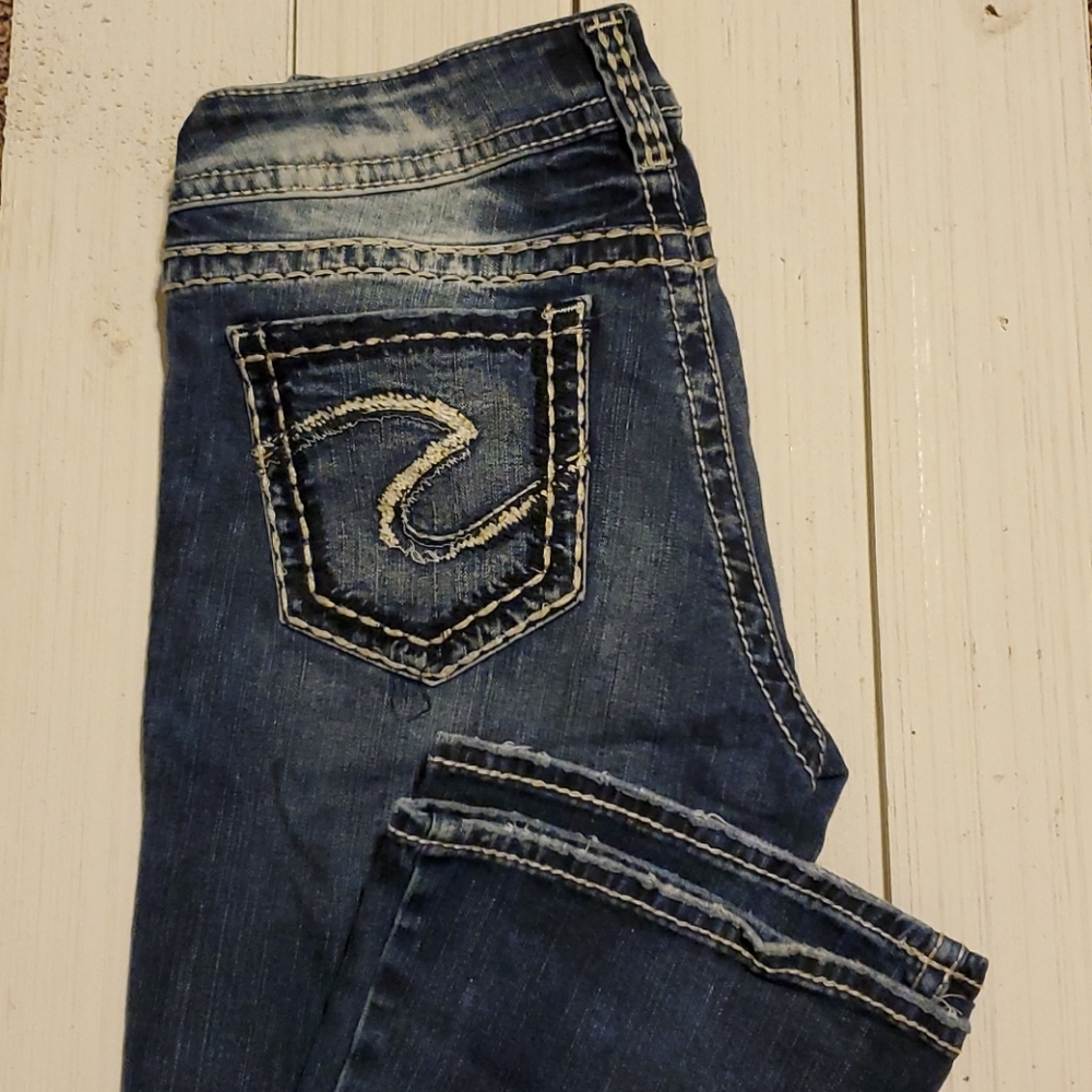 Silver Suki Mid Boot Jean